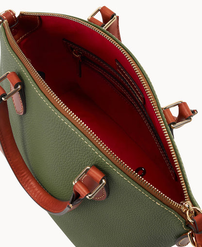 Pebble Grain Geena Satchel
